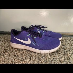 Purple Nike Free Run